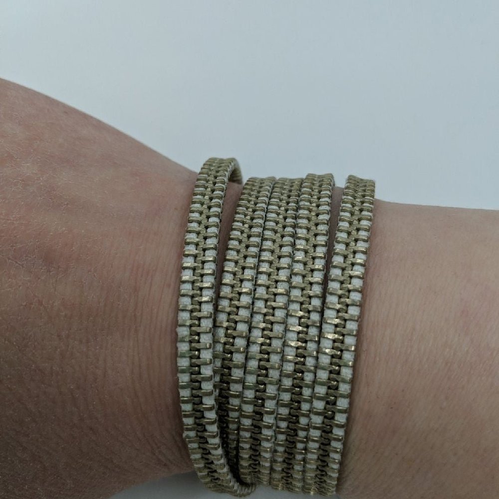 Zipper Wrap Bracelet Necklace Belt New